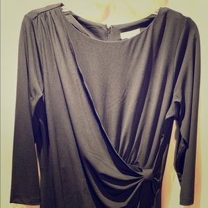 Joan Rivers Black side-tie Dress NWOT